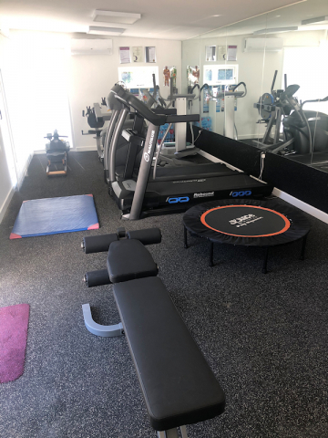 Fully air conditioned gym