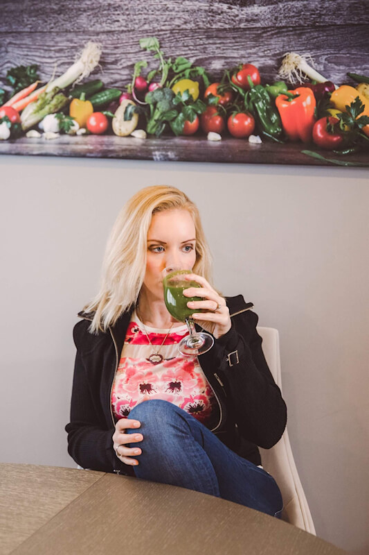 Davinia juicing